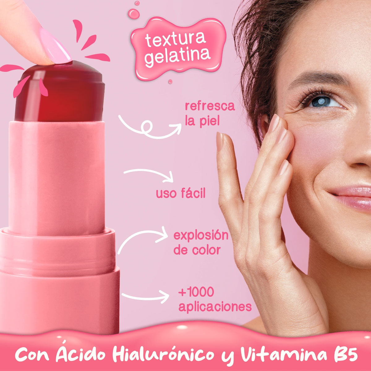 Blush Gelatina Melocotón para labios y mejillas