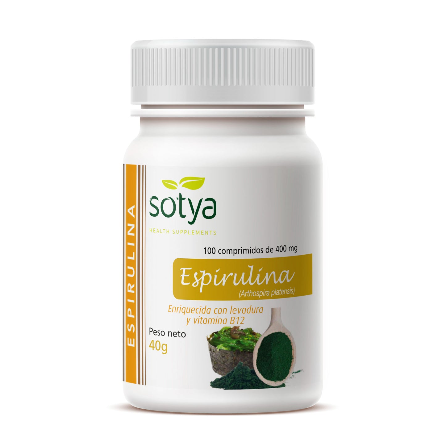 Espirulina - Sotya - 100 comprimidos