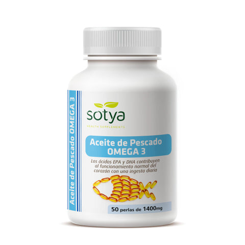 Omega-3 1400 mg Aceite de Pescado - Sotya - 50 perlas