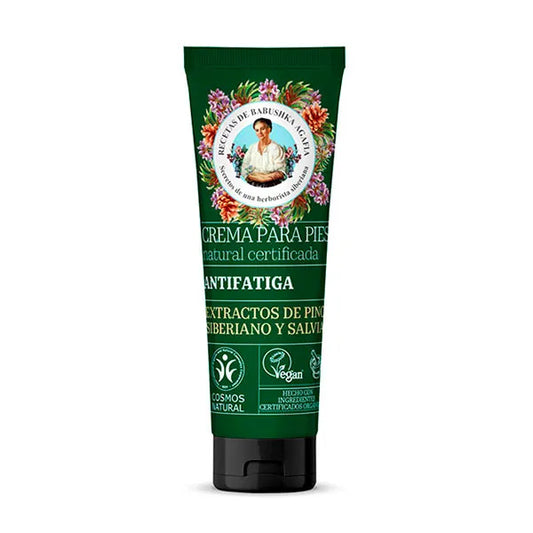 Green Agafia Crema Para Pies Antifatiga | 75ML Con extractos de pino siberiano y salvia