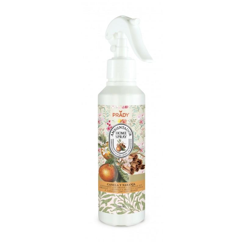 AMBIENTADOR SPRAY 220ML PRADY Canela y Naranja