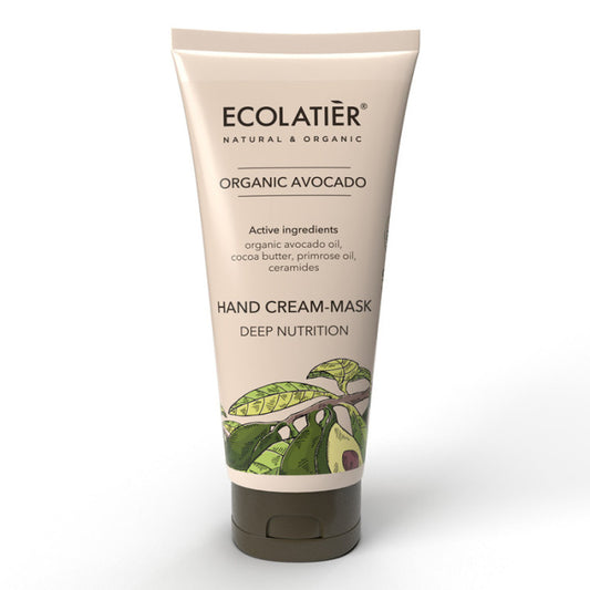 CREMA-MASCARILLA DE MANOS NUTRICIÓN PROFUNDA AGUACATE ECOLÓGICO