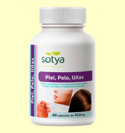 Piel Pelo Uñas - Sotya - 60 cápsulas