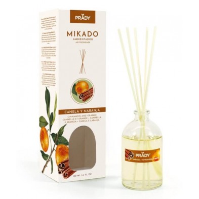 AMBIENTADOR MIKADO 100ML PRADY canela y naranja