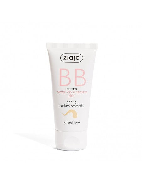 BB cream para piel seca, sensible, deshidratada o normal SPF 15 - Tono Natural